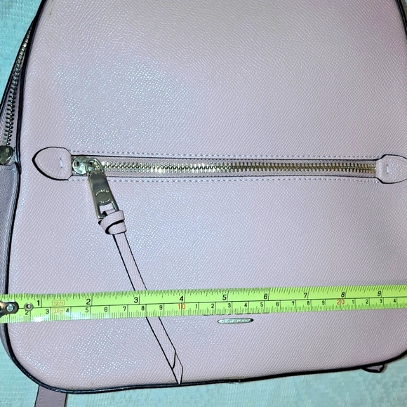 COACH Jordyn Pink Backpack Crossgrain Leather Goldtone Hardware EUC - Picture 10 of 10